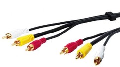 CAVO AUDIO VIDEO 3 CONNETTORI RCA