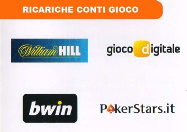 ricariche conti gioco